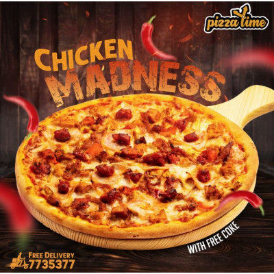 Chicken Madness Pizza, P..